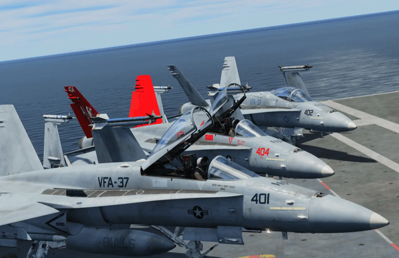 401, 404, and 402 lined up in the patio